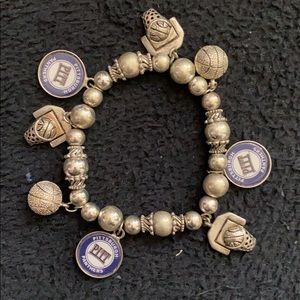 PITT Basketball Charm Bracelet